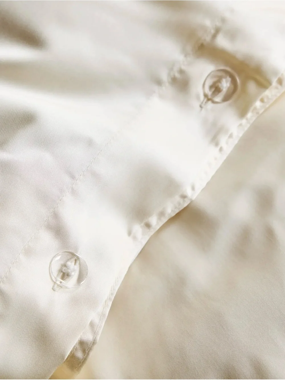 Bamboo Duvet Cover King Cali King Color: Ivory